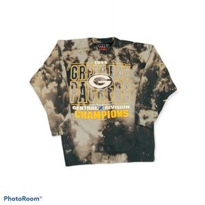 Vintage Greenbay Packers 1995 Central Division Champions Pullover, Adult Mens M